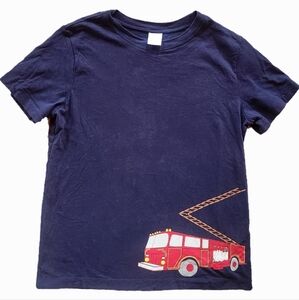 Hanna Andersson Firetruck Graphic Tee